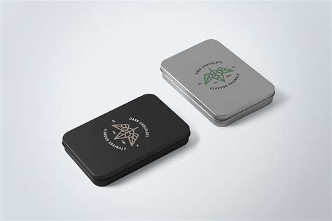 metallic box mockup|Free Metal Boxes Mockup.